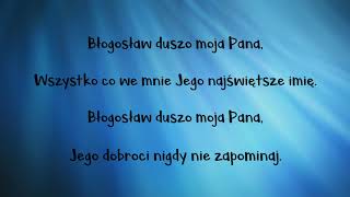 Błogosław duszo moja Pana [upl. by Odnumyer]