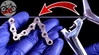 How to use a bicycle chain tool Bicycle chain for 8 speed [upl. by Ayimat]