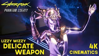 Cyberpunk 2077  Phantom Liberty  Delicate Weapon by Lizzy Wizzy  4K Cinematics [upl. by Ettennor]