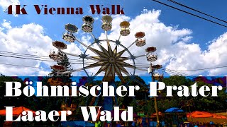 4K Vienna Walk Laaer Wald and Böhmischer Prater from Ankerbrotfabrik [upl. by Mayeda]