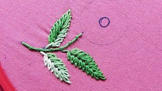 Very Beautiful And Easy Hand Embroidery Flower Design Embroidery Design [upl. by Rachaba166]