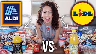 ALDI VS LIDL TASTE TEST CHALLENGE 2019  Which Store Is The BEST [upl. by Tiffani2]