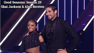 Good Seasons Season 29 Skai Jackson amp Alan Bersten [upl. by Inalel]