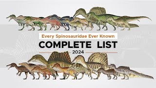 Every Spinosaurid explained [upl. by Bald]