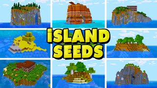 Top 25 Best New SURVIVAL ISLAND SEEDS For Minecraft 1204 [upl. by Aleuqahs]