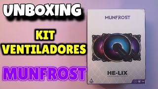 UNBOXING KIT DE VENTILADORES MUNFROST HELIX [upl. by Atterehs]