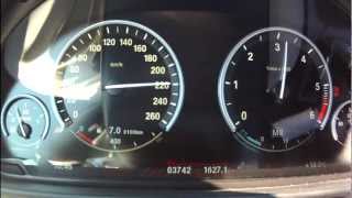 BMW M550d F10  acceleration 0250 kmh [upl. by Siva]