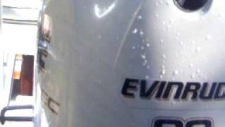 Flushing Evinrude ETEC 90 hp [upl. by Krongold351]