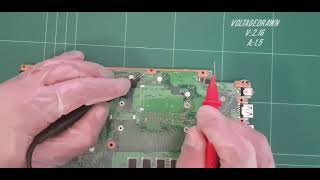 Asus F512D laptop  Detecting a short on the motherboard [upl. by Sorci540]