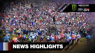 News Highlights  Monster Energy FIM Motocross of Nation 2023 MXGP Motocross [upl. by Oeramed]