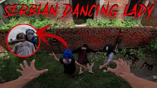 SERBIAN DANCING LADY REAL LIFE ESCAPE 200  Horror Parkour Pov Short  Bubbles 3Run [upl. by Aihseuqram]