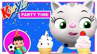 Party Songs For Kids  Ice Cream Song  Little Baby Boogie  KiiYii [upl. by Llezo]