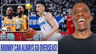 If Playing With LeBron On The Lakers Doesnt Go Well Bronny James Can Go Play In China Or Mexico [upl. by Annad481]