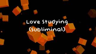 ミ☆ Love Studying Subliminal Headphones required ☆彡 [upl. by Anson]