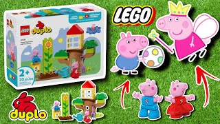 PEPPA PIG GARDEN AND TREE HOUSE 10431 legominifigs legominifigures legostarwars legomarvel [upl. by Enohpets]