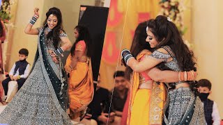 Brides Dance for her Family  Wedding Dance performance  Riansh [upl. by Eletnahs]