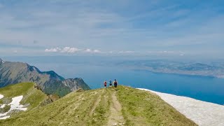 GRAMMONT and its magnificent view of LAKE GENEVA  Hike Tour  Switzerland [upl. by Accissej]