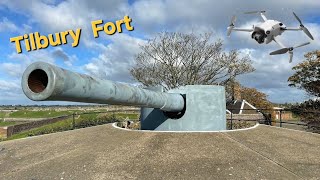 TILBURY FORT North Bank of the River Thames  DJI MINI 4 PRO [upl. by Annaoi]