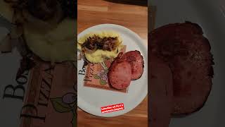 Leberkäse mit Pü Spiegelei amp geschmorte Zwiebeln [upl. by Okiek232]