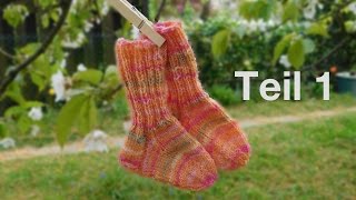 Vorstellung WochenprojektBABYSOCKEN  KINDERSOCKEN STRICKEN Sockentabelle [upl. by Nicolais]