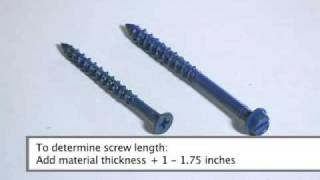 How To Use Tapcon Concrete Screws [upl. by Gilroy]