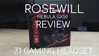 Is Rosewill GX50 Nebula 71 RGB Gaming Headset Worth It [upl. by Malory639]