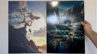 Glossy vs Matte Displate Metal Poster Review [upl. by Lovato]