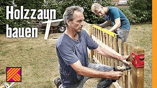 Holzzaun bauen  HORNBACH Meisterschmiede [upl. by Gnaw]