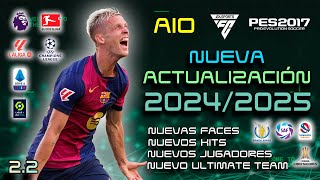 💥Actualiza tu Pes 2017 a FC24 AL MÁXIMO  Nueva Versión 2025  TUTORIAL  Pes 2017 to FC24 22 [upl. by Ireland531]