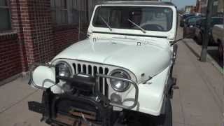 BARN FIND RARE 1979 AMC Jeep CJ7 V8 QuadraTrac AC All Original Condition for sale [upl. by Edelstein535]