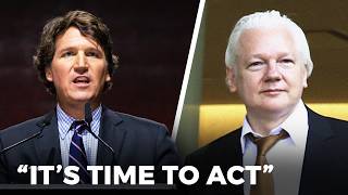 Tucker Carlson Responds to Julian Assange’s Release During Australia Speech [upl. by Loux]