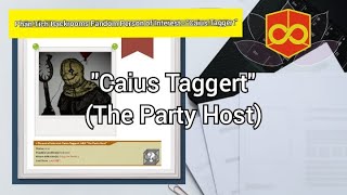 Phân Tích Backrooms Fandom Person of Interest  quotCaius Taggertquot The Party Host [upl. by Novad]