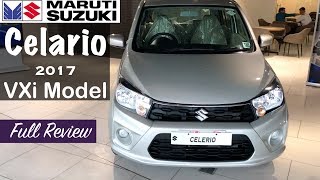 Maruti Celerio Facelift 2017 Vxi Model InteriorExterior Walkaround and Review [upl. by Akapol630]