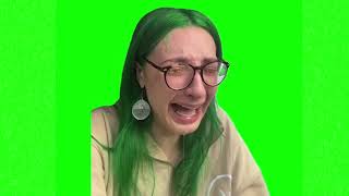 Girl sobbing to new Taylor Swift album meme green screen [upl. by Jimmy]