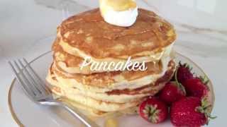 Fluffy Pancakes Recipe  Special Breakfast [upl. by Rachelle]