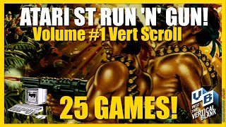 25 Atari ST Run and Gun Games 1 Vertical Scrolling [upl. by Shiverick122]