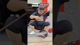 क्या टूटने वाला हेलमेट सेफ है  helmet testing  shorts video viral [upl. by Dowdell771]