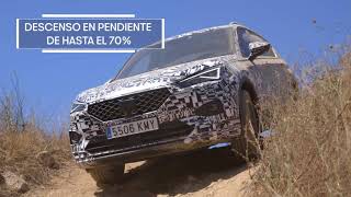 SEAT Tarraco  Probamos su comportamiento por tierra y asfalto [upl. by Philipines]