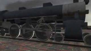 Walschaert valve gear simulation [upl. by Kcirrem]