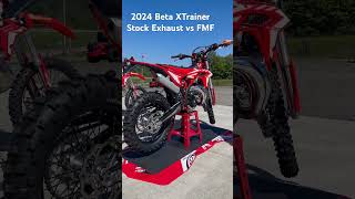 2024 Beta XTrainer Stock Exhaust VS FMF 3seasrecreation BetaXtrainer 3SRTV 3seasnation [upl. by Waldron136]