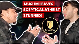 Muslim Leaves Sceptical Atheist Stunned  Mansur  Speakers Corner [upl. by Christye]