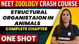 STRUCTURAL ORGANISATION IN ANIMALS in 1 Shot  All Concepts Tricks and PYQs  NEET  ETOOS India [upl. by Rebeh]