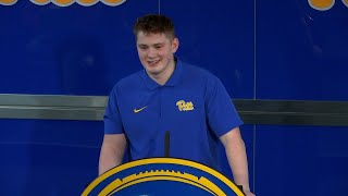 Pitt Football  Newcomer Press Conference  Moritz Schmoranzer [upl. by Eleets]