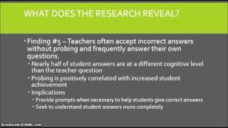 CLIU 21 Webinar Series Effective Questioning [upl. by Notniv]