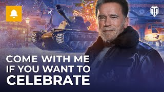 Get Ready for Holiday Ops with Arnold Schwarzenegger World of Tanks [upl. by Llenal]