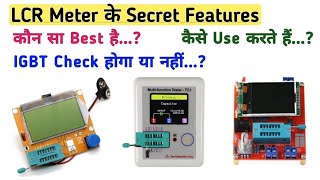 LCR ESR Meter How to Use  Multi Function Tester T4 TC1 amp GM328 [upl. by Geiger]