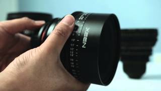 XEEN Cine lens quick look and comparison with Sony CineAlta and Zeiss CP2 [upl. by Deena]