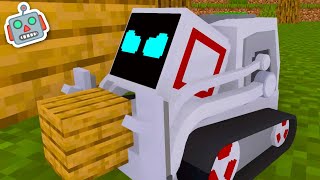 Cozmo Robot Meets Steve Minecraft Animation [upl. by Meuse871]