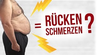 Mythos Übergewicht Großer Irrtum bei Rückenschmerzen [upl. by Sulokcin]