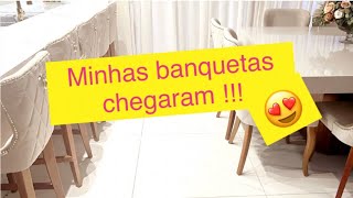 Comprei banquetas para cozinha em uma loja no Instagram [upl. by Oinotnanauj]